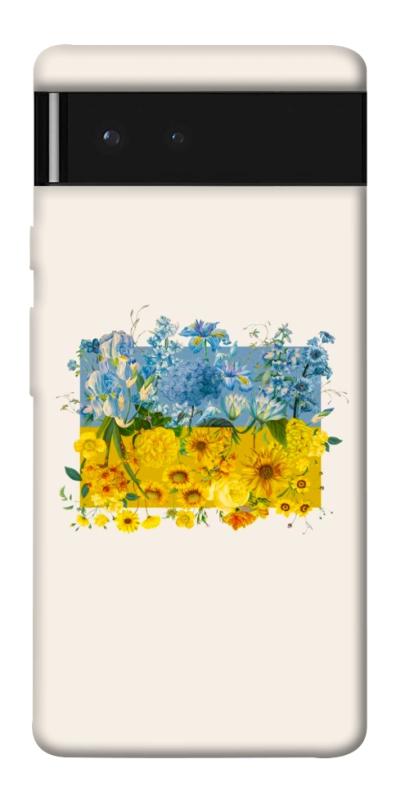 Чохол itsPrint Flower flag для Google Pixel 6, love ukraine, купити оптом з доставкою