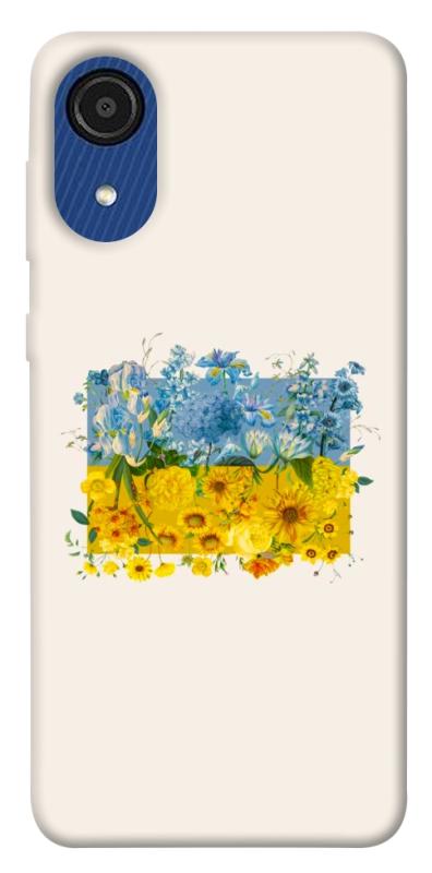 Чохол itsPrint Flower flag для Samsung Galaxy A03 Core, love ukraine, купити оптом з доставкою