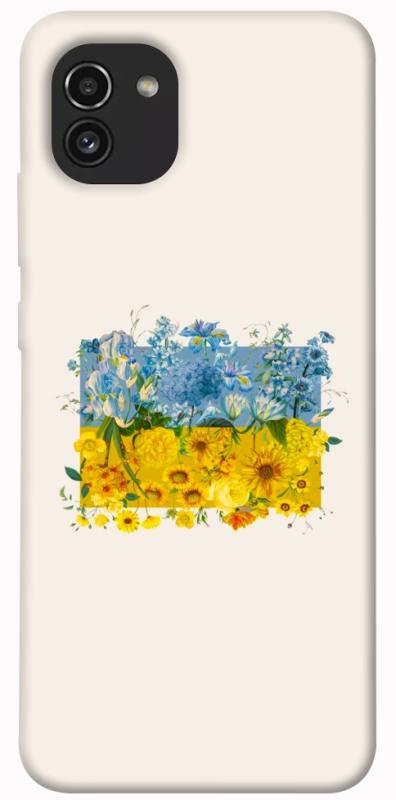 Чохол itsPrint Flower flag для Samsung Galaxy A03, love ukraine, купити оптом з доставкою