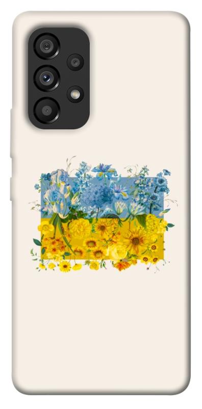 Чохол itsPrint Flower flag для Samsung Galaxy A53 5G, love ukraine, купити оптом з доставкою