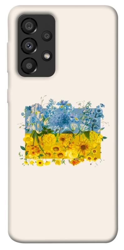Чохол itsPrint Flower flag для Samsung Galaxy A33 5G, love ukraine, купити оптом з доставкою