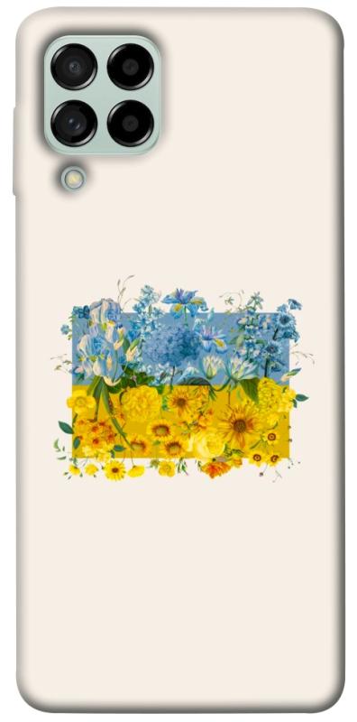 Чохол itsPrint Flower flag для Samsung Galaxy M53 5G, love ukraine, купити оптом з доставкою