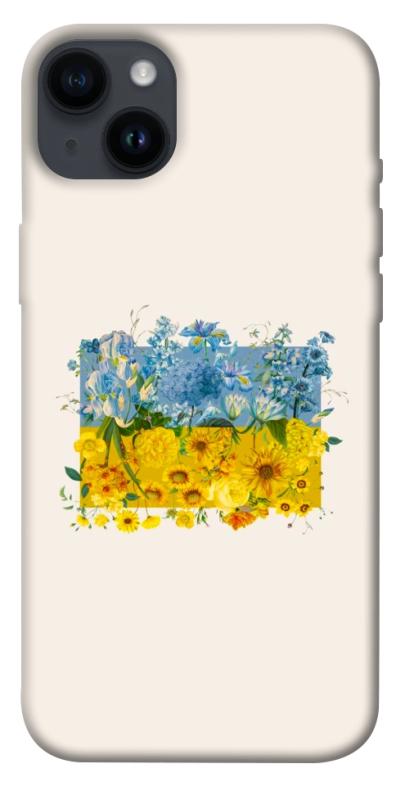 Чохол itsPrint Flower flag для Apple iPhone 14 Plus (6.7"), love ukraine, купити оптом з доставкою