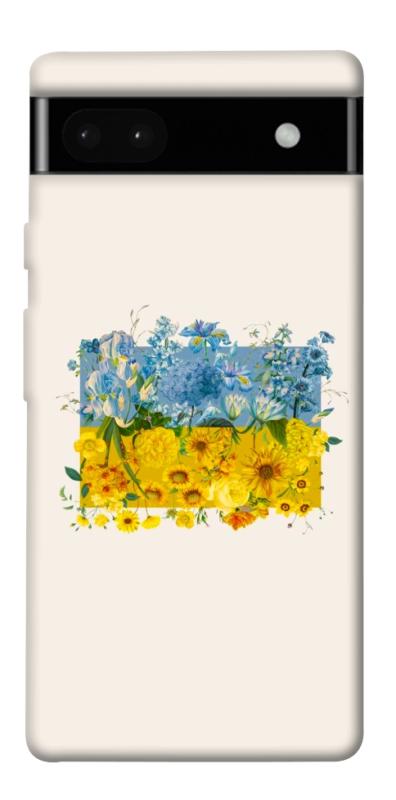 Чохол itsPrint Flower flag для Google Pixel 6a, love ukraine, купити оптом з доставкою