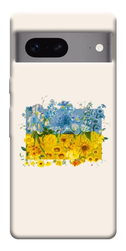 Чохол itsPrint Flower flag для Google Pixel 7, love ukraine, купити оптом з доставкою