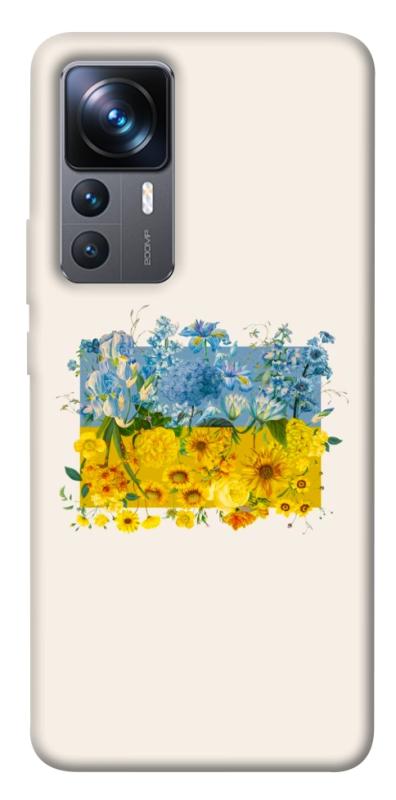 Чохол itsPrint Flower flag для Xiaomi 12T / 12T Pro, love ukraine, купити оптом з доставкою