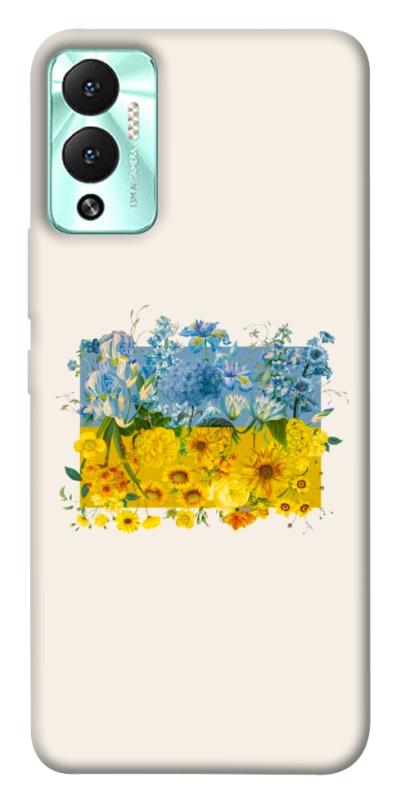 Чохол itsPrint Flower flag для Infinix Hot 12 Play, love ukraine, купити оптом з доставкою