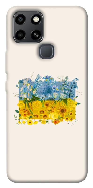 Чохол itsPrint Flower flag для Infinix Smart 6, love ukraine, купити оптом з доставкою