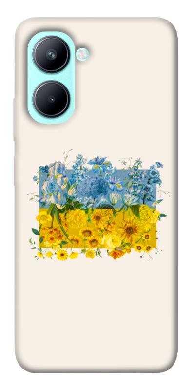 Чохол itsPrint Flower flag для Realme C33, love ukraine, купити оптом з доставкою