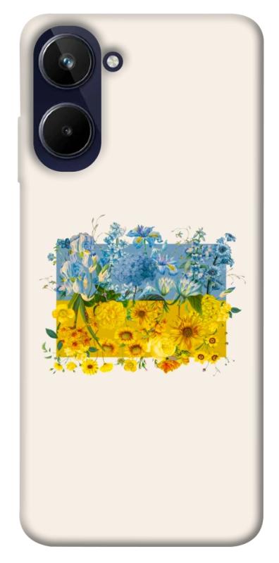 Чохол itsPrint Flower flag для Realme 10 4G, love ukraine, купити оптом з доставкою