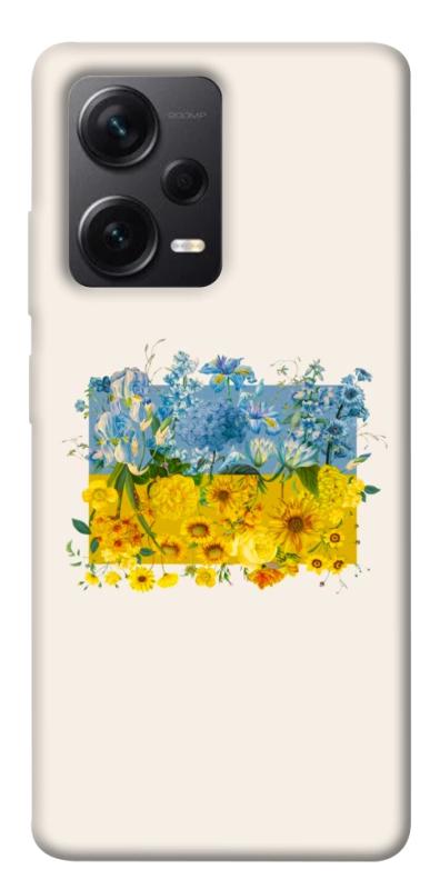 Чохол itsPrint Flower flag для Xiaomi Redmi Note 12 Pro+ 5G, love ukraine, купити оптом з доставкою