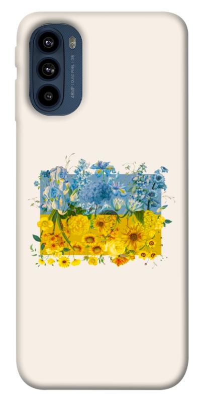 Чохол itsPrint Flower flag для Motorola Moto G41, love ukraine, купити оптом з доставкою