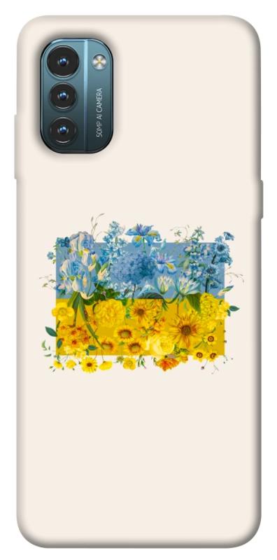 Чохол itsPrint Flower flag для Nokia G21, love ukraine, купити оптом з доставкою