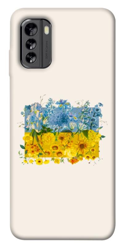 Чохол itsPrint Flower flag для Nokia G60, love ukraine, купити оптом з доставкою