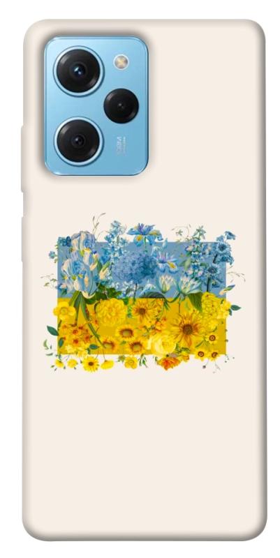 Чохол itsPrint Flower flag для Xiaomi Poco X5 Pro 5G, love ukraine, купити оптом з доставкою