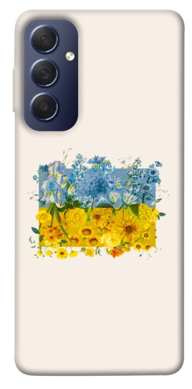 Чохол itsPrint Flower flag для Samsung Galaxy M54 5G, love ukraine, купити оптом з доставкою