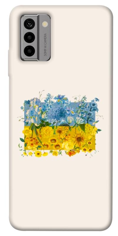 Чохол itsPrint Flower flag для Nokia G22, love ukraine, купити оптом з доставкою