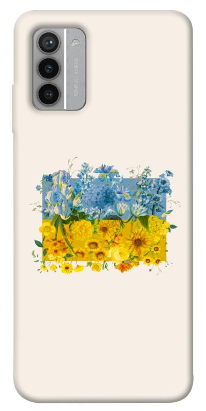 Чохол itsPrint Flower flag для Nokia G42, love ukraine, купити оптом з доставкою