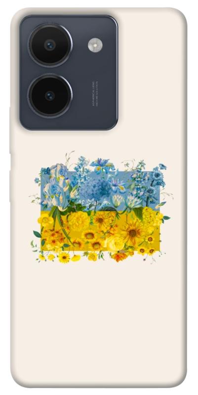 Чохол itsPrint Flower flag для Vivo Y36, love ukraine, купити оптом з доставкою