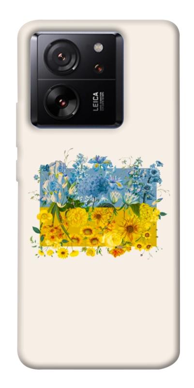 Чохол itsPrint Flower flag для Xiaomi 13T, love ukraine, купити оптом з доставкою