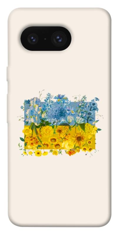 Чохол itsPrint Flower flag для Google Pixel 8, love ukraine, купити оптом з доставкою
