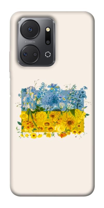Чохол itsPrint Flower flag для Huawei Honor X7a, love ukraine, купити оптом з доставкою