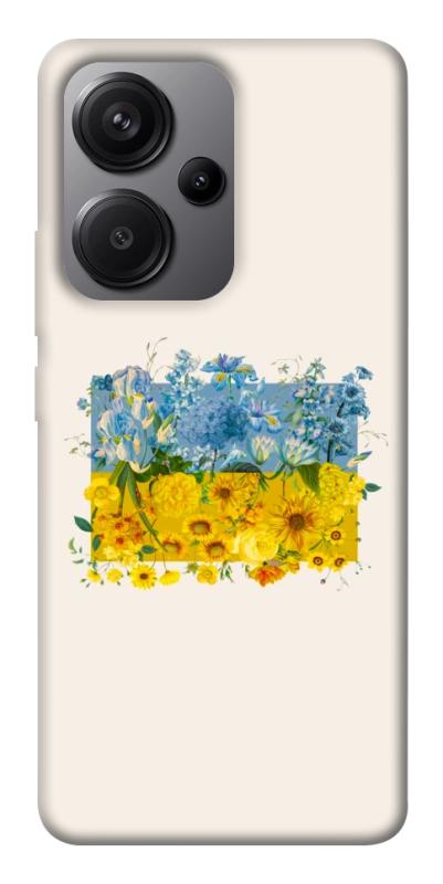 Чохол itsPrint Flower flag для Xiaomi Redmi Note 13 Pro+, love ukraine, купити оптом з доставкою