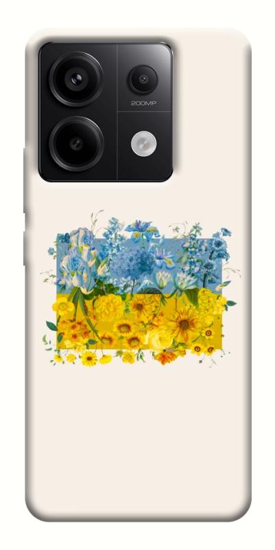 Чохол itsPrint Flower flag для Xiaomi Redmi Note 13 Pro 4G, love ukraine, купити оптом з доставкою