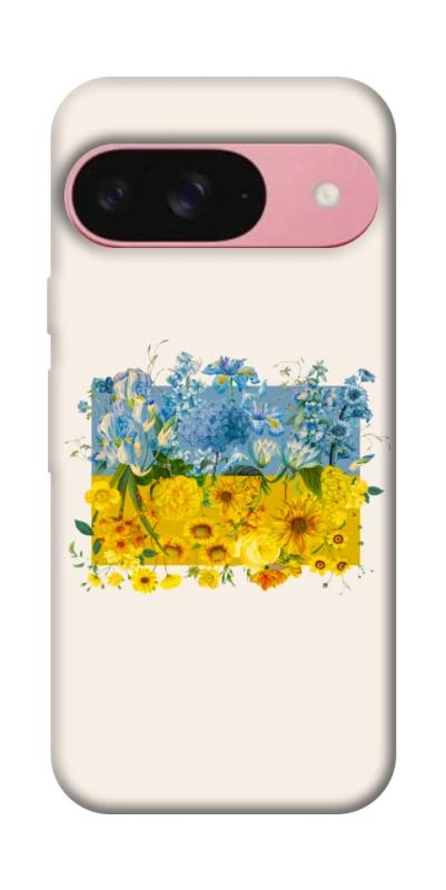 Чохол itsPrint Flower flag для Google Pixel 9, love ukraine, купити оптом з доставкою