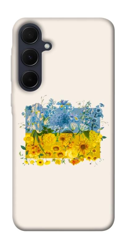 Чохол itsPrint Flower flag для Samsung Galaxy A35, love ukraine, купити оптом з доставкою
