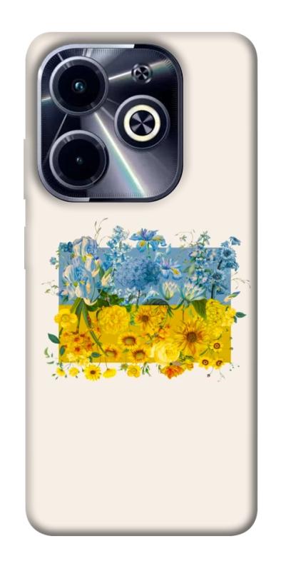 Чохол itsPrint Flower flag для Infinix Hot 40i, love ukraine, купити оптом з доставкою