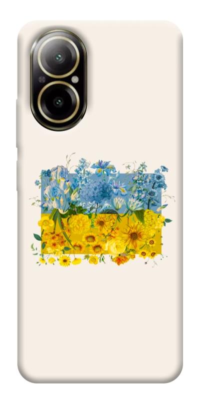 Чохол itsPrint Flower flag для Realme C67 4G, love ukraine, купити оптом з доставкою