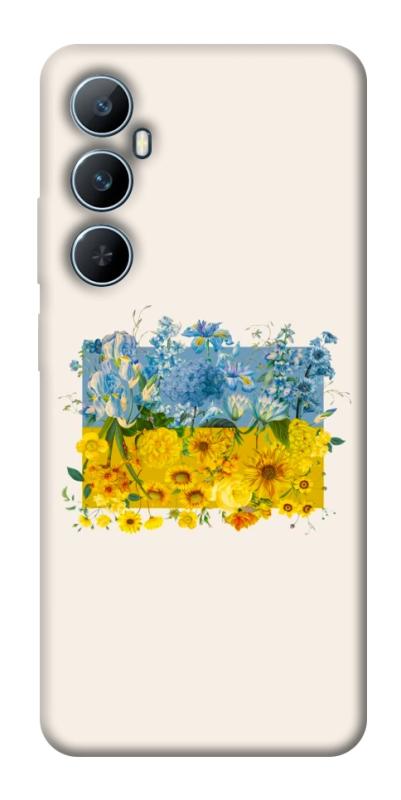 Чохол itsPrint Flower flag для Realme C65 4G, love ukraine, купити оптом з доставкою
