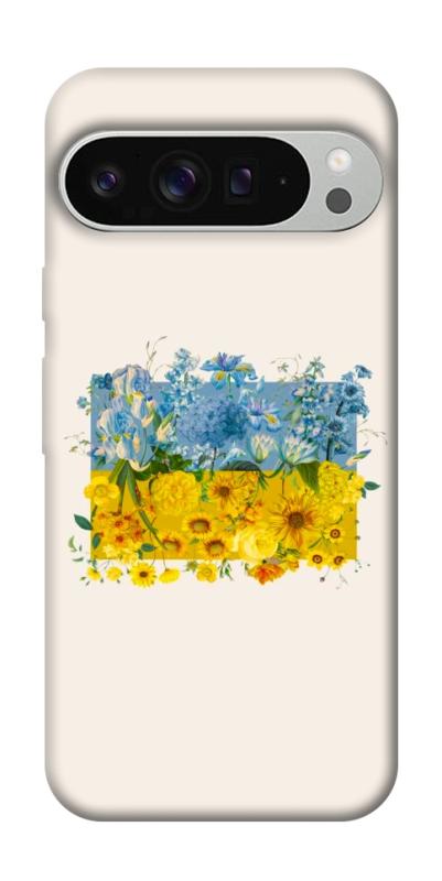 Чохол itsPrint Flower flag для Google Pixel 9 Pro XL, love ukraine, купити оптом з доставкою
