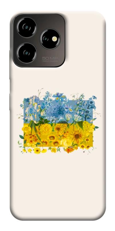 Чохол itsPrint Flower flag для ZTE Blade V50 Desing 4G, love ukraine, купити оптом з доставкою