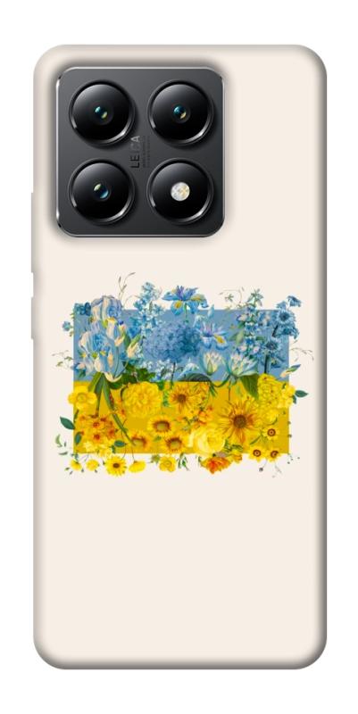 Чохол itsPrint Flower flag для Xiaomi 14T, love ukraine, купити оптом з доставкою