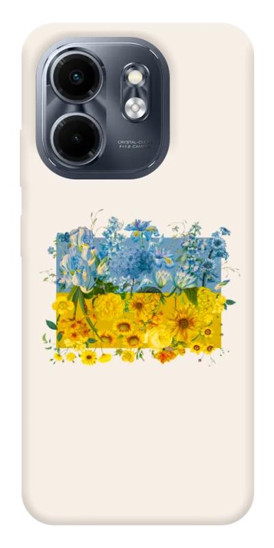Чохол itsPrint Flower flag для Infinix Smart 9 4G / Hot 50i, love ukraine, купити оптом з доставкою