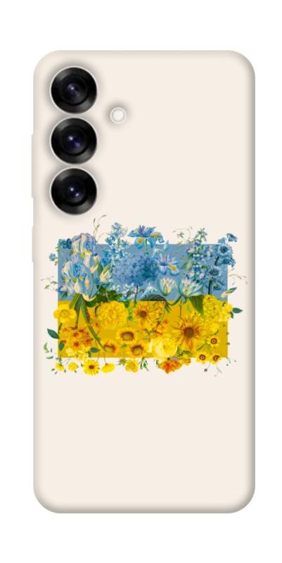 Чохол itsPrint Flower flag для Samsung Galaxy S25, love ukraine, купити оптом з доставкою