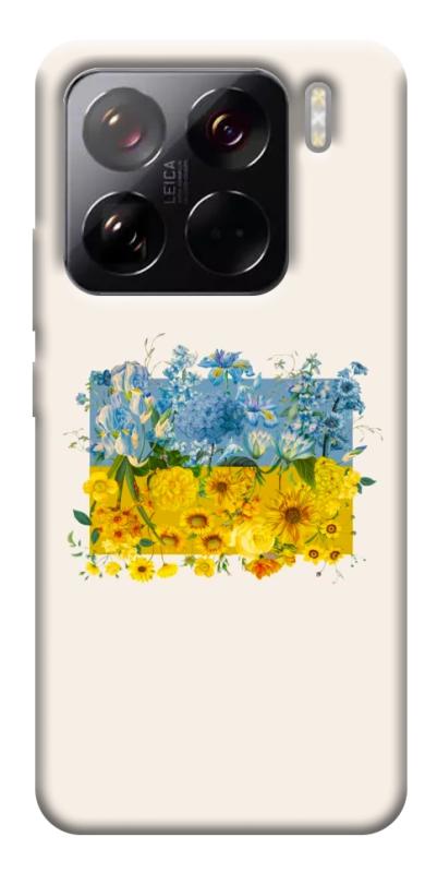 Чохол itsPrint Flower flag для Xiaomi 15 Pro, love ukraine, купити оптом з доставкою