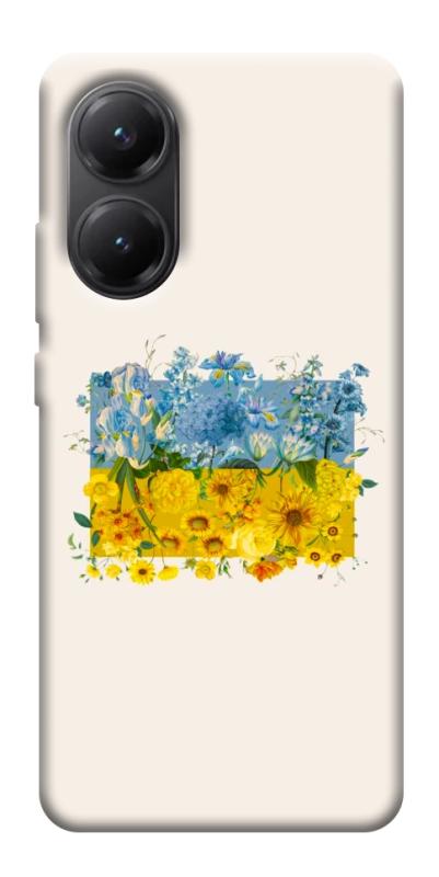 Чохол itsPrint Flower flag для Xiaomi Poco X7 Pro, love ukraine, купити оптом з доставкою