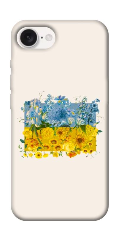 Чохол itsPrint Flower flag для Apple iPhone 16e (6.1"), love ukraine, купити оптом з доставкою