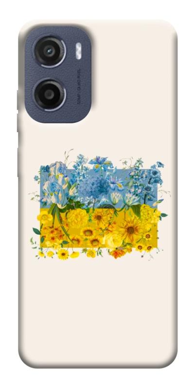 Чохол itsPrint Flower flag для Motorola Moto G05, love ukraine, купити оптом з доставкою