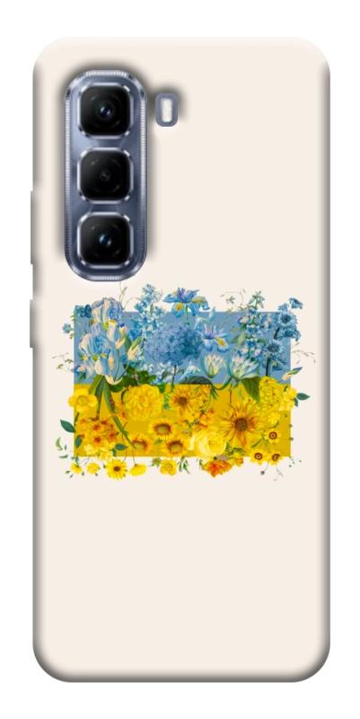 Чохол itsPrint Flower flag для Infinix Hot 50 Pro, love ukraine, купити оптом з доставкою