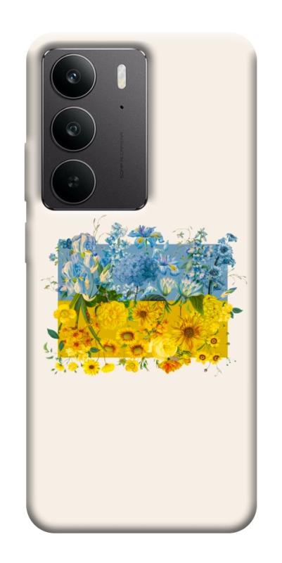 Чохол itsPrint Flower flag для Realme C75, love ukraine, купити оптом з доставкою