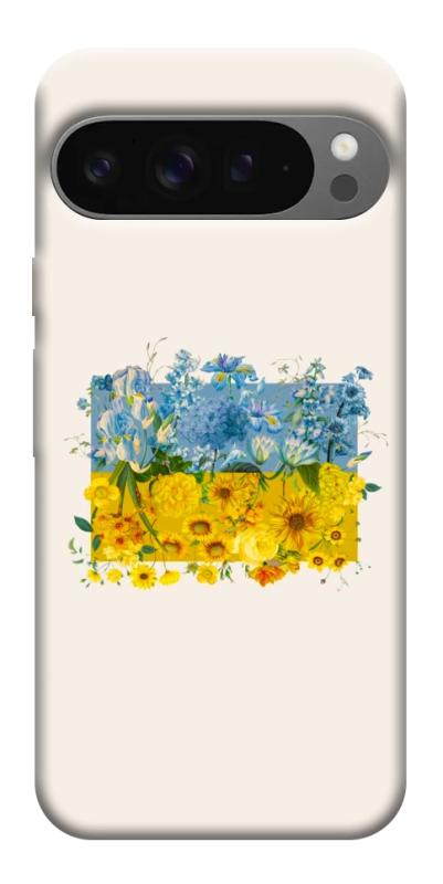 Чохол itsPrint Flower flag для Google Pixel 10 Pro XL, love ukraine, купити оптом з доставкою