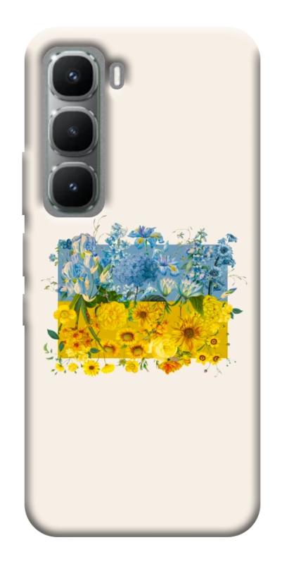 Чохол itsPrint Flower flag для Infinix Hot 60i, love ukraine, купити оптом з доставкою