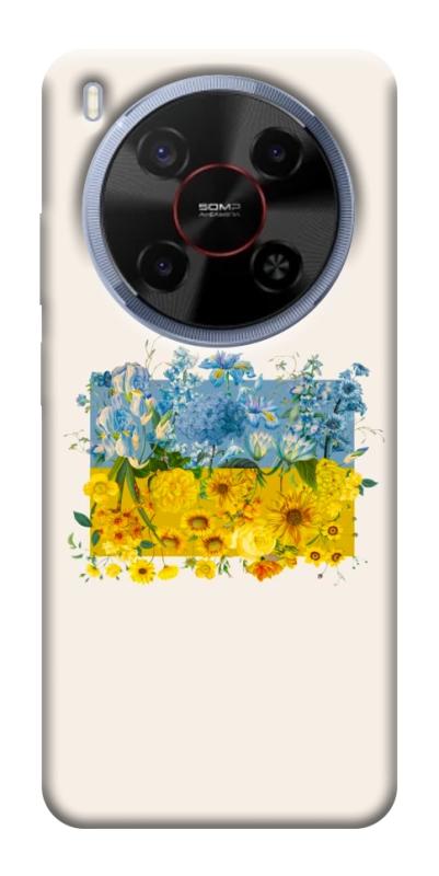 Чохол itsPrint Flower flag для ZTE Nubia V70 Max, love ukraine, купити оптом з доставкою