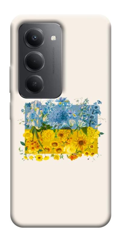 Чохол itsPrint Flower flag для Xiaomi Redmi 15 4G (Global) / 5G, love ukraine, купити оптом з доставкою