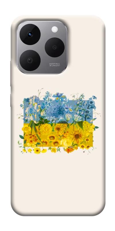 Чохол itsPrint Flower flag для Realme 15T, love ukraine, купити оптом з доставкою