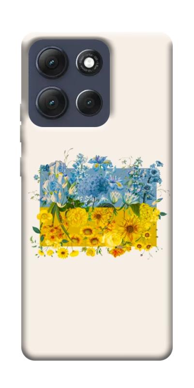 Чохол itsPrint Flower flag для Motorola Moto G86 Power, love ukraine, купити оптом з доставкою